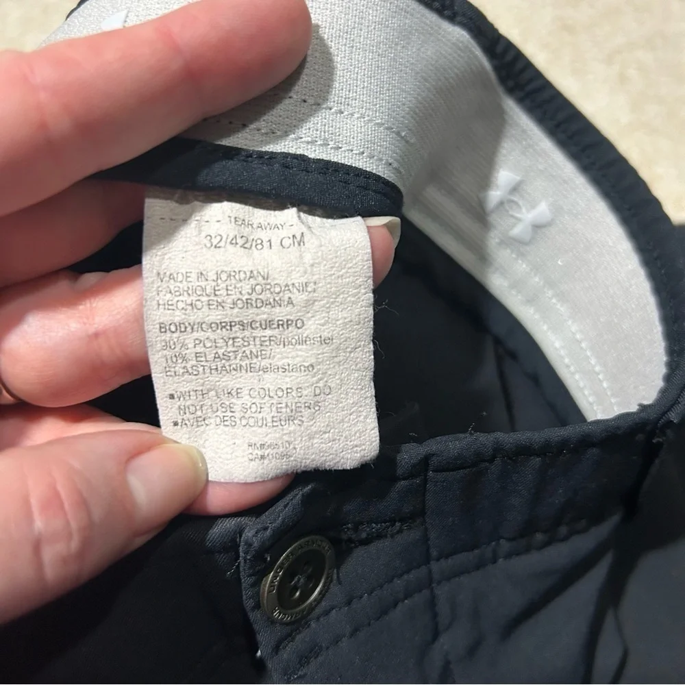 Under Armour Golf‎ Shorts Mens 32 UA Storm Black Stretch Classic Chino 1377302 - Picture 7 of 12